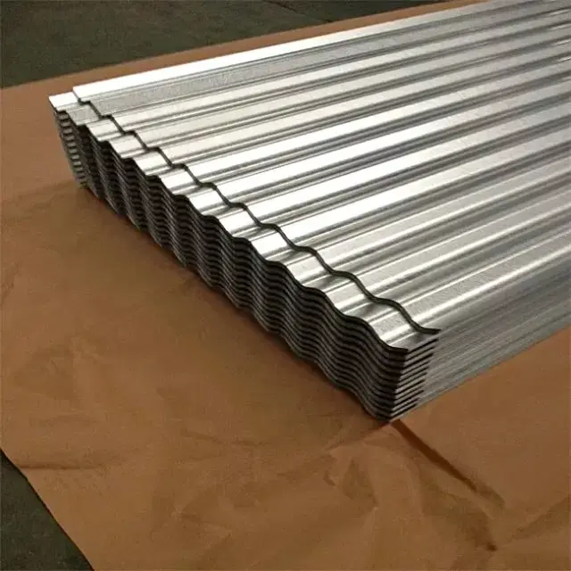 Normal Aluzinc West Hills roofing sheet in silver - traditional wavy roofing sheet in Ghana